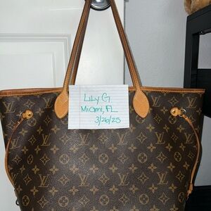 Louis Vuitton Neverfull MM Tote Bag